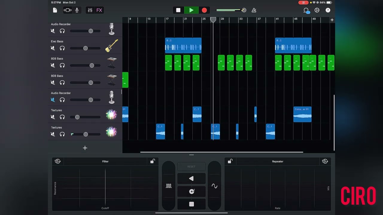 GarageBand Afrobeats Instrumental iPad Pro Beat – Ciro
