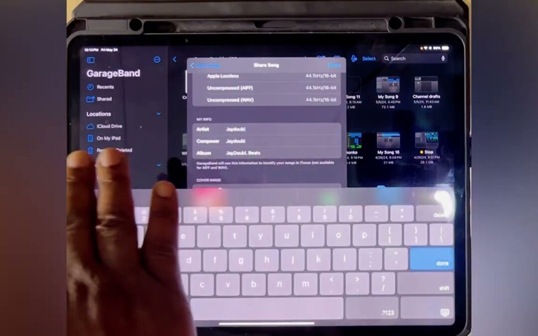 How to Export and Save Music in GarageBand iPad Easily
