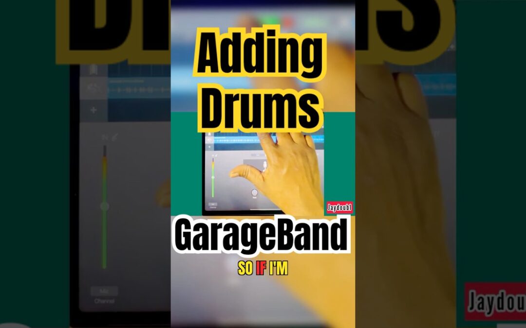 GarageBand Beat Building Drums & Tempo Control!