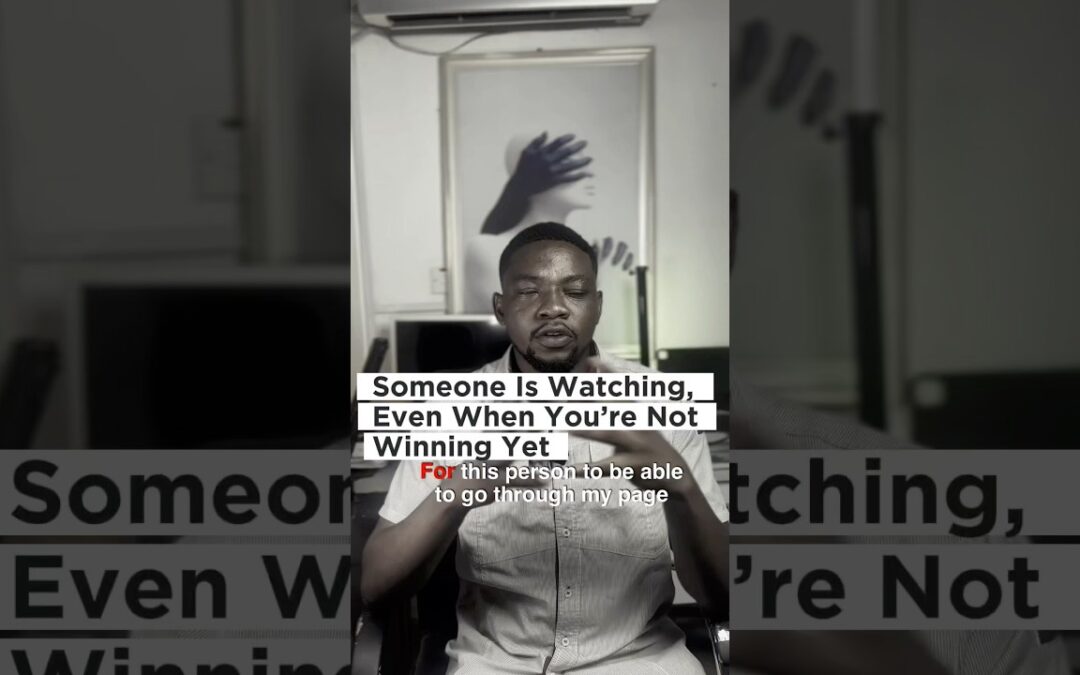 For someone to go through my page, watch my videos, check my profile