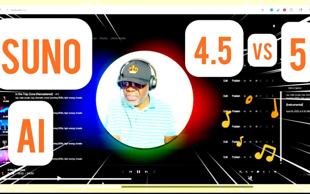 Suno AI! 4.5 vs 5 – Same Prompts for Song & Beat
