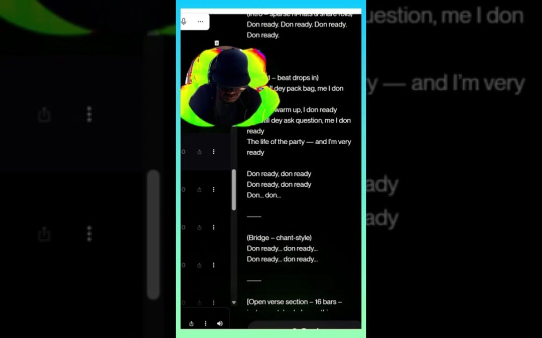 This Suno AI Drill Track Goes Hard! 💥 “Don Ready” Full Lyrics On Screen #AfroDrill