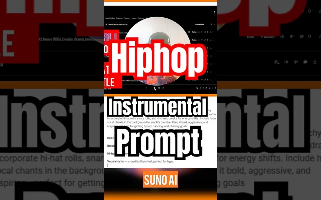 Hip Hop Instrumental in Suno Ai that Bangs‼️